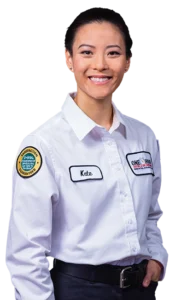 Mr. Sparky electrician ready to perform electrical repairs on a home in Niceville, FL.